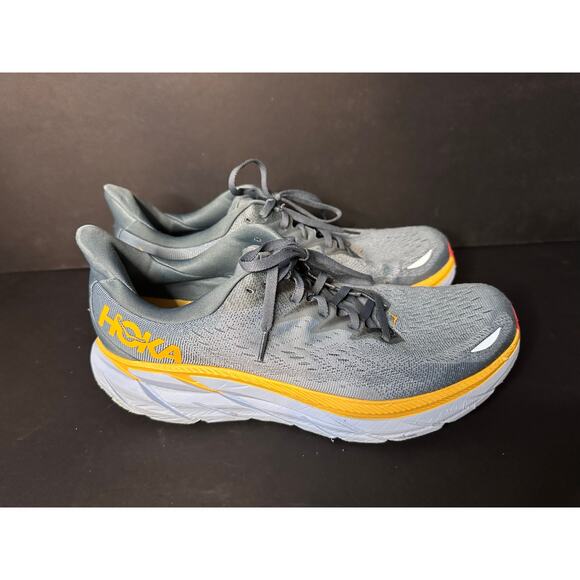 Hoka One One Clifton 8 Shoes Mens 11.5 2E Mens Blue Running 1121374 GBMS - Picture 12 of 12